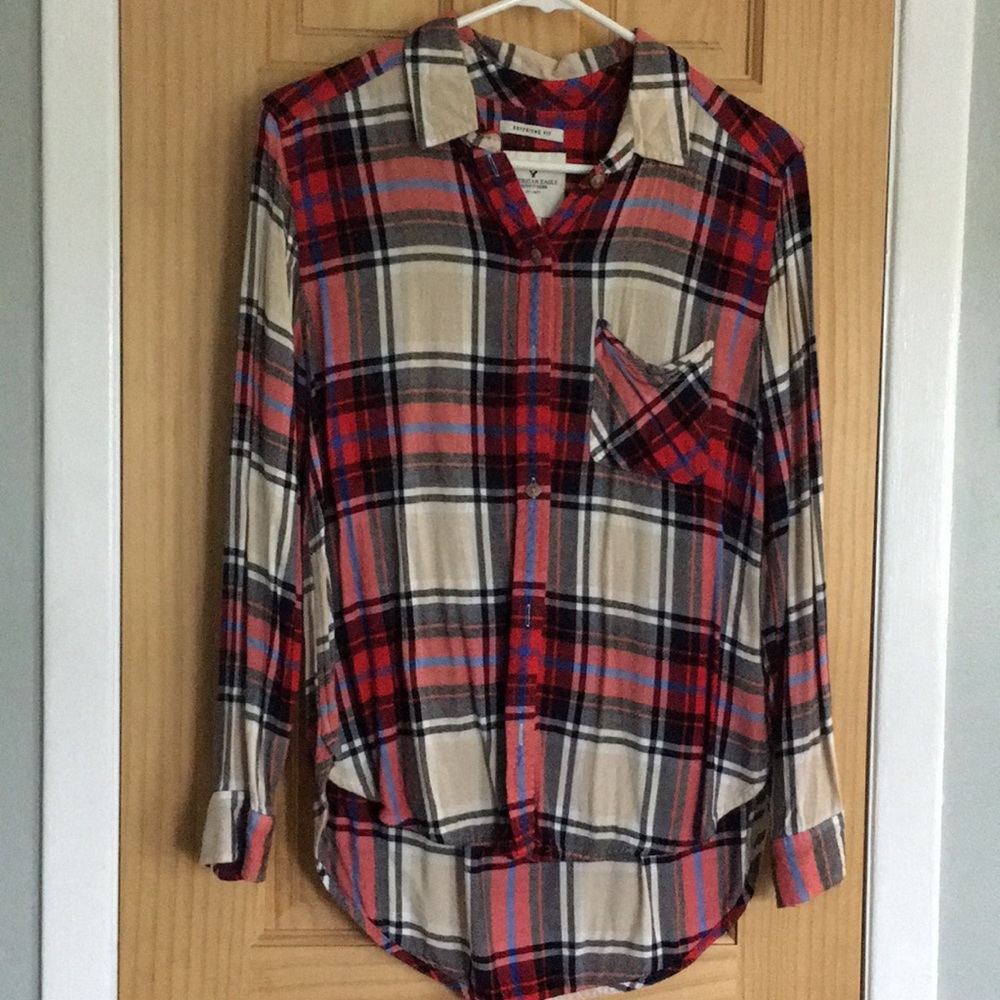 American Eagle boyfriend flannel